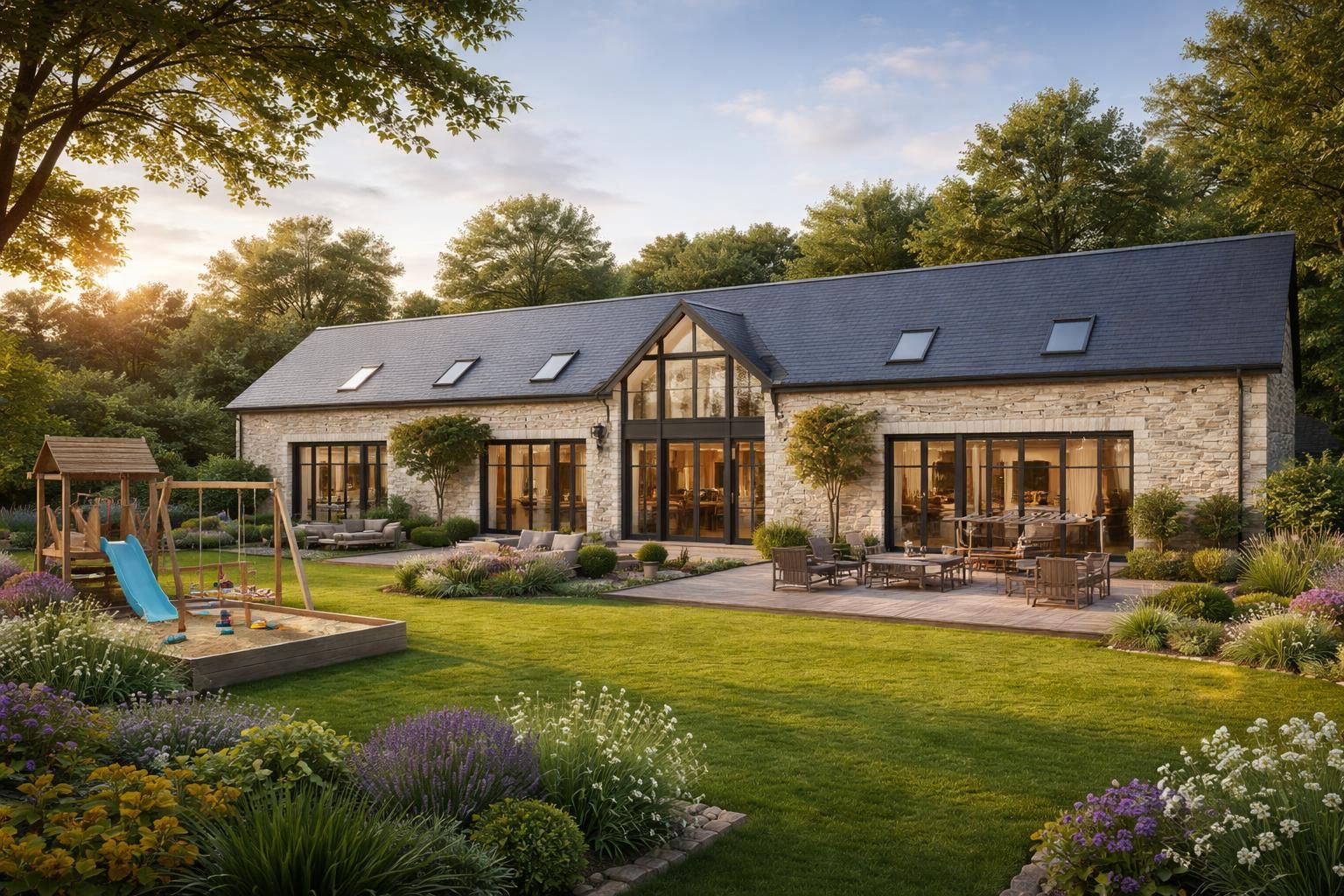 découvrez la longère moderne, un habitat alliant charme traditionnel et confort contemporain, idéal pour les familles d'aujourd'hui en quête d'intemporalité et d'espace.