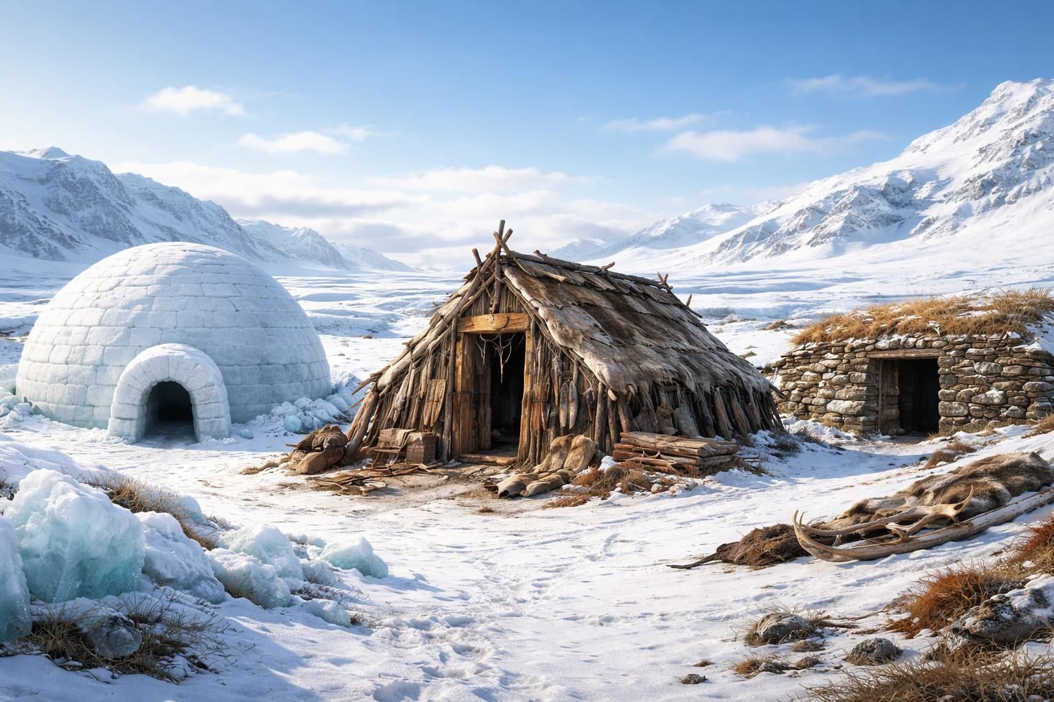 découvrez les différentes habitations des inuits et explorez leur architecture unique adaptée aux conditions extrêmes de l'arctique.