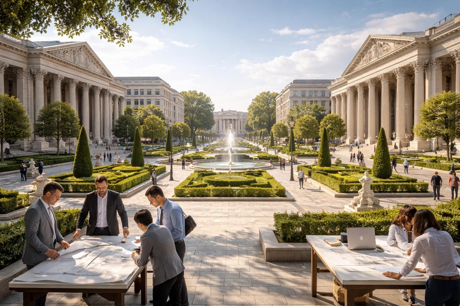 découvrez comment les architectes du classicisme transforment et réinventent les espaces urbains en alliant tradition et modernité.
