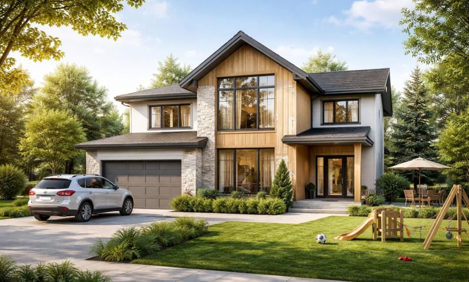 découvrez quelle est la taille idéale d'une maison pour accueillir confortablement une famille de quatre, en tenant compte des espaces de vie, des chambres et des besoins quotidiens.